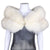 Vintage White Fox Fur Stole