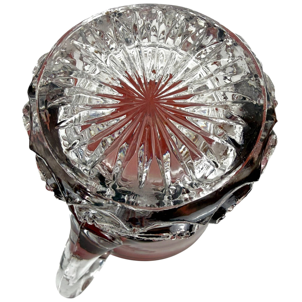 Bottom of McKee Ruby Flashed Creamer