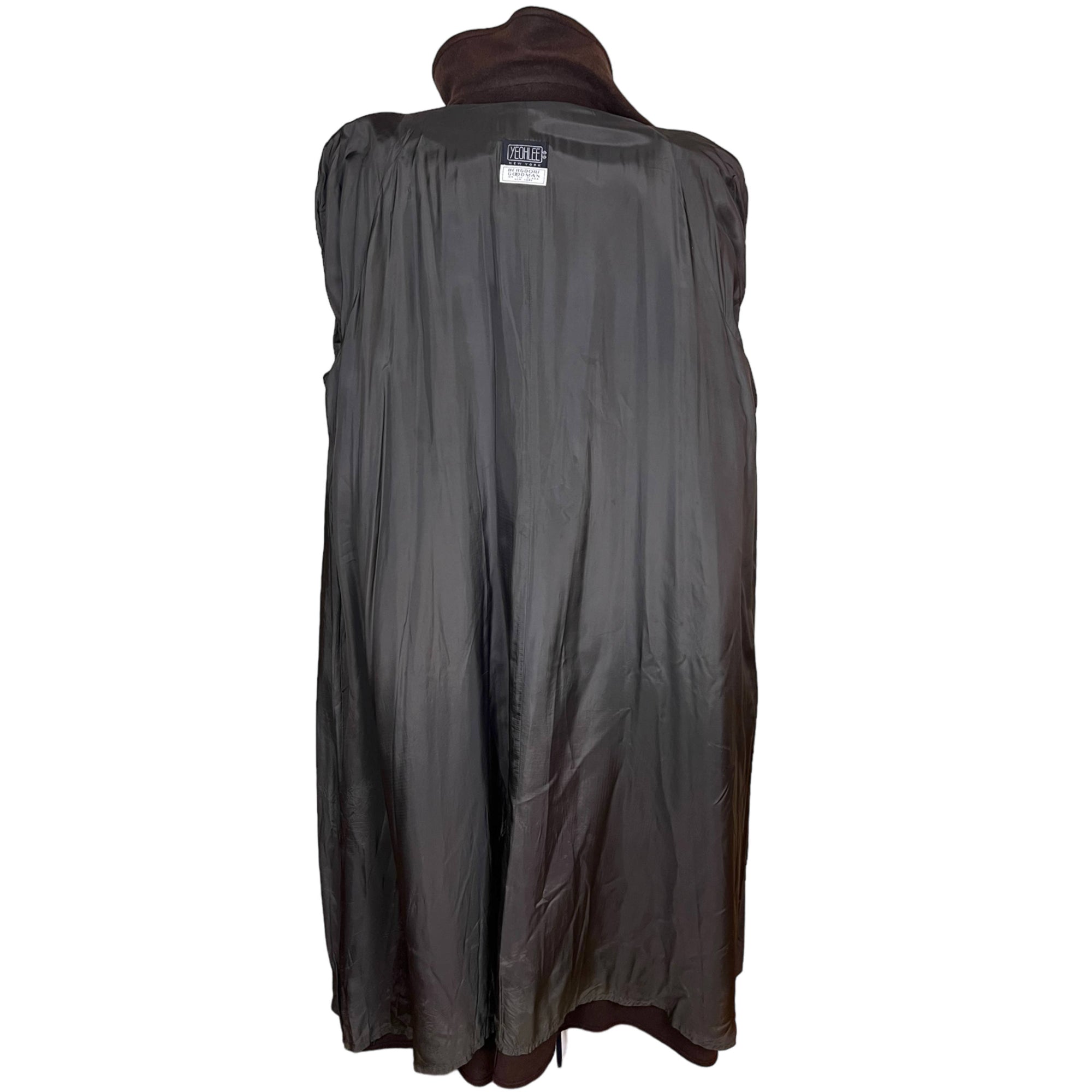 1980s Vintage Yeohlee Coat 100% Cashmere Size L Oversized