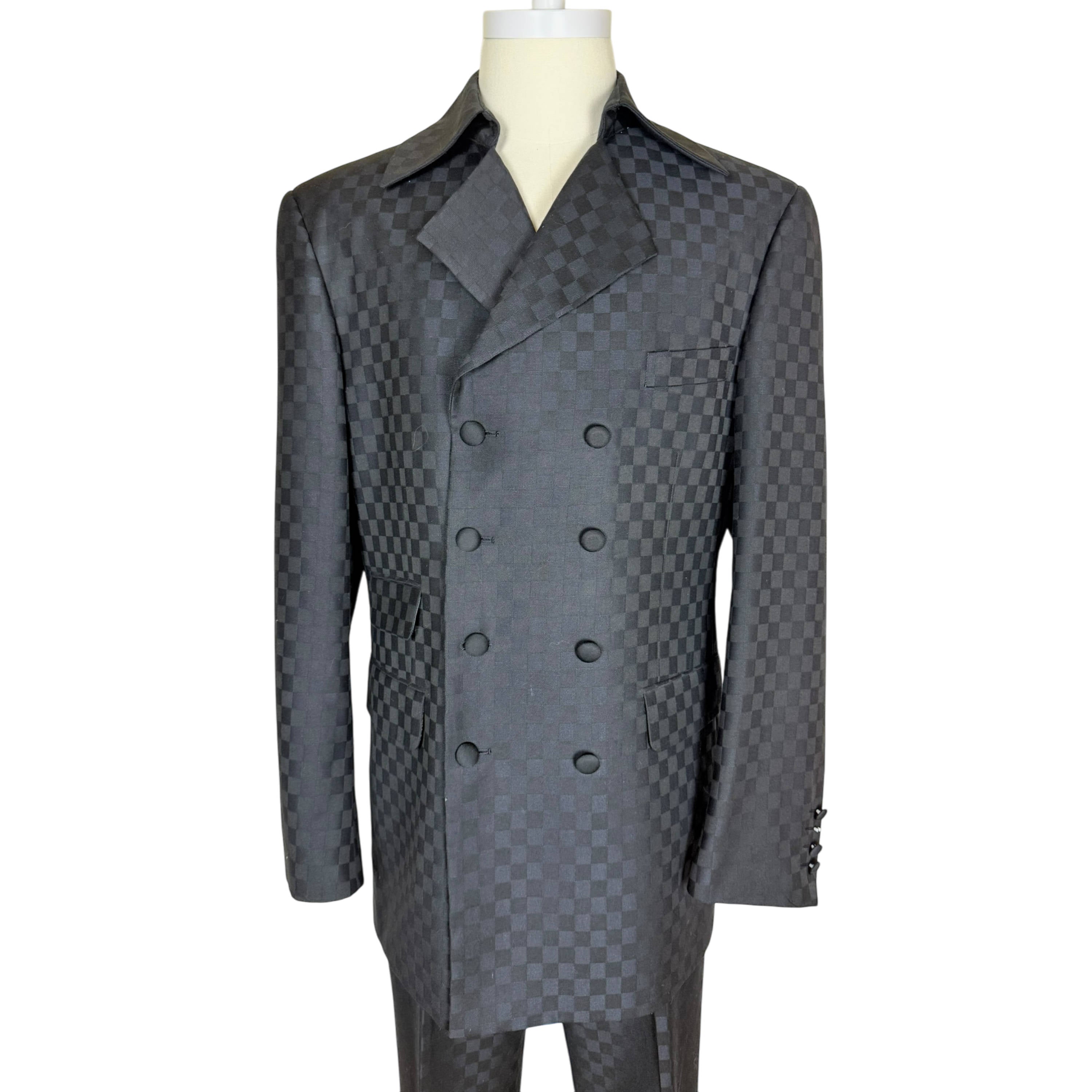 スーツ Yohji Yamamoto POUR HOMME Yohji Yamamoto pour Homme black asymmetric blazer — 80s