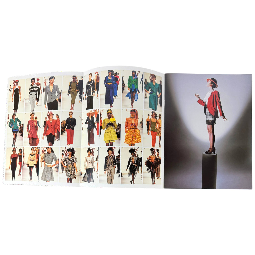 Yves Saint Laurent Spring Summer 1994 runway collection foldout