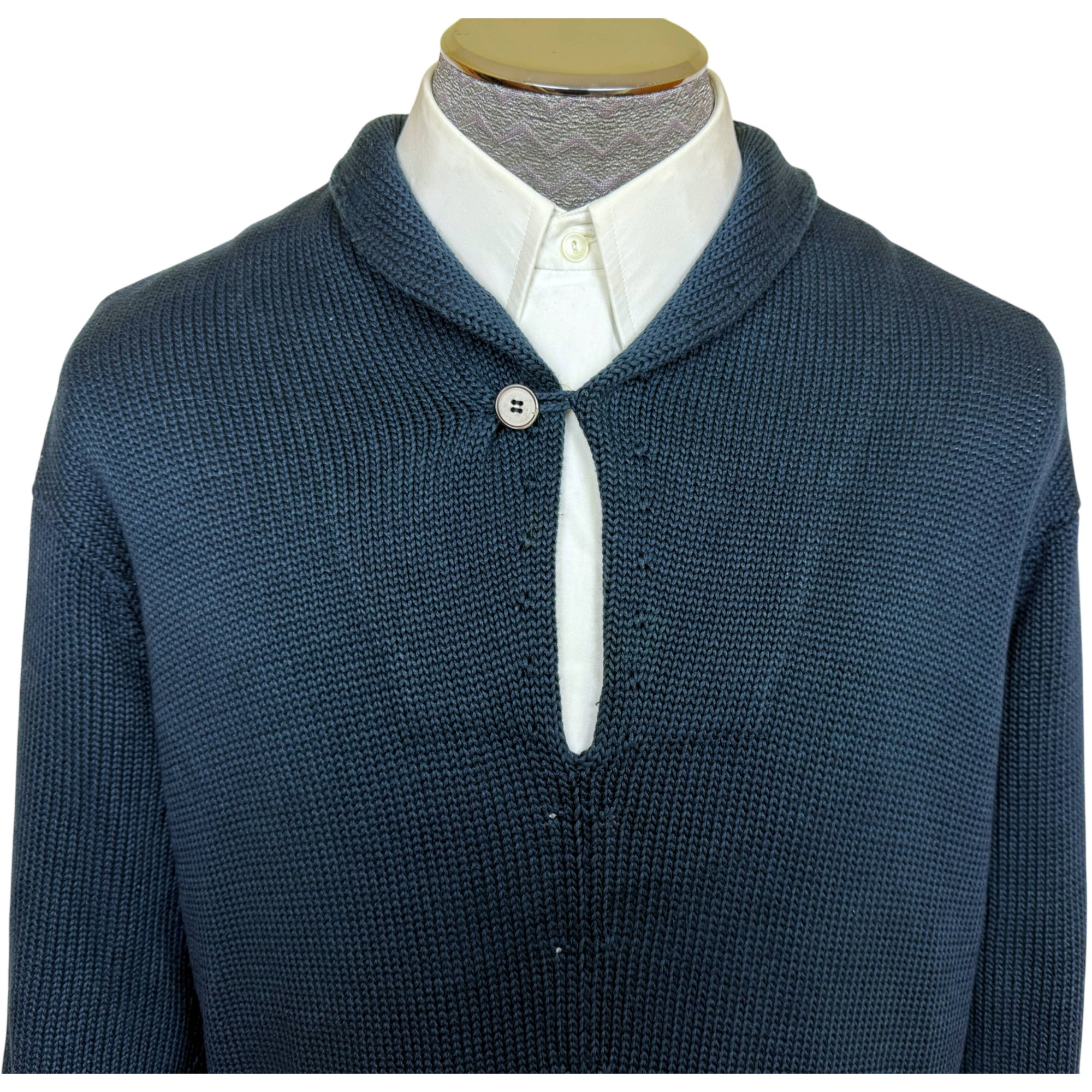 1990s Vintage Yves Saint Laurent Mens Pullover Sweater Sz L