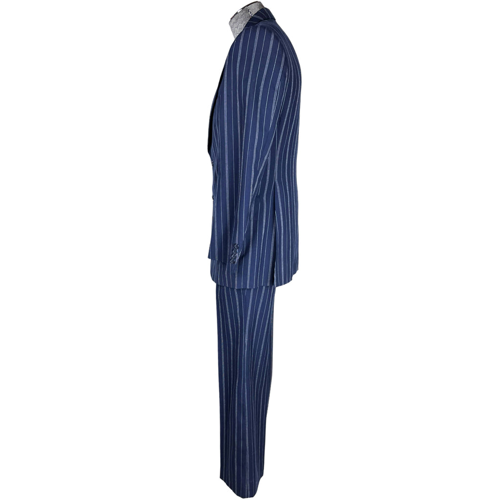 1970s Vintage Yves Saint Laurent Suit Pinstripe Wool France