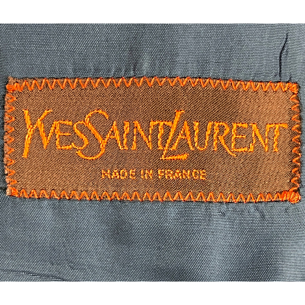 1970s Vintage Yves Saint Laurent Suit Pinstripe Wool France
