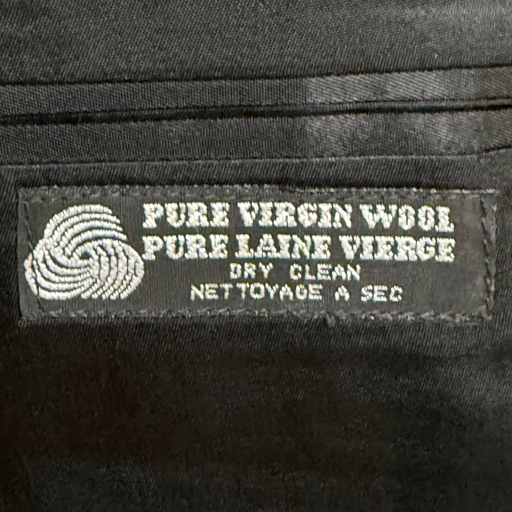 pure virgin wool woolmark label