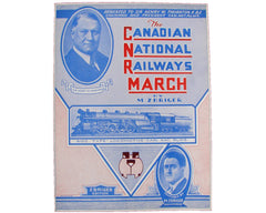 Vintage CNR Canadian National Railway March Sheet Music 1928 Sir Henry Thornton - Poppy's Vintage Clothing