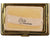 Vintage 1940s Elgin American Compact Powder and Rouge Red & Gold Excellent - Poppy's Vintage Clothing