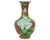 Chinese Cloisonne Enamel Vase Flowers and Bird 7 1/4 Tall - Poppy's Vintage Clothing