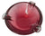 Murano Glass Bullicante Ashtray Cranberry Controlled Bubble Heavy Hand Blown - Poppy's Vintage Clothing