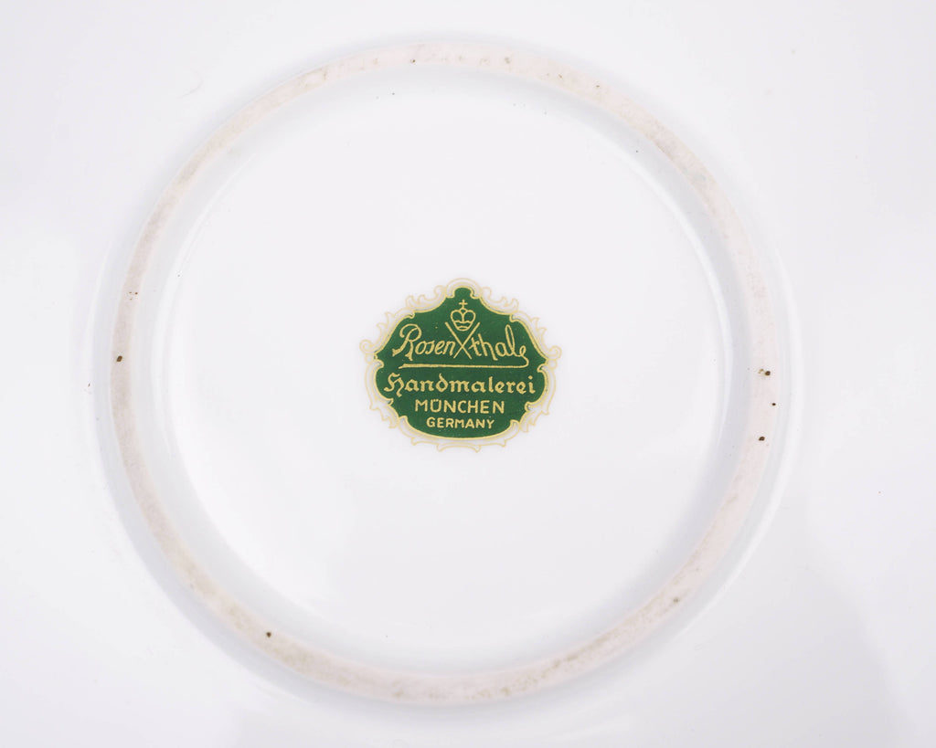 Vintage Rosenthal Porcelain Charger Hand Painted Platter - Poppy's Vintage Clothing