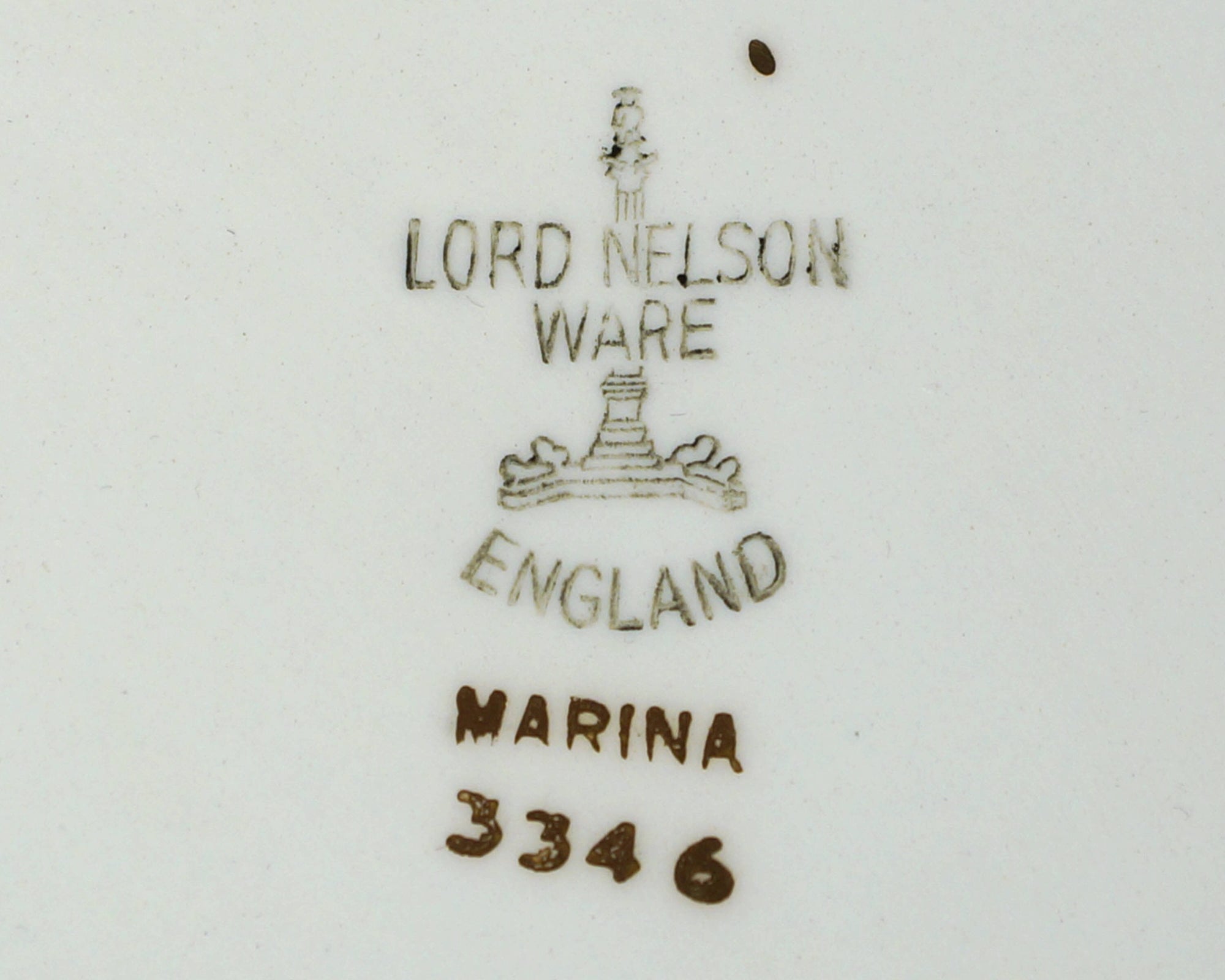 Vintage 50s Floral Chintz China Cake Plate Octagonal Shape Marina by Lord Nelson - Poppy's Vintage Clothing