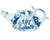 Vintage Japanese Blue and White Porcelain Mini Kettle Sauce Pourer Sake Server - Poppy's Vintage Clothing