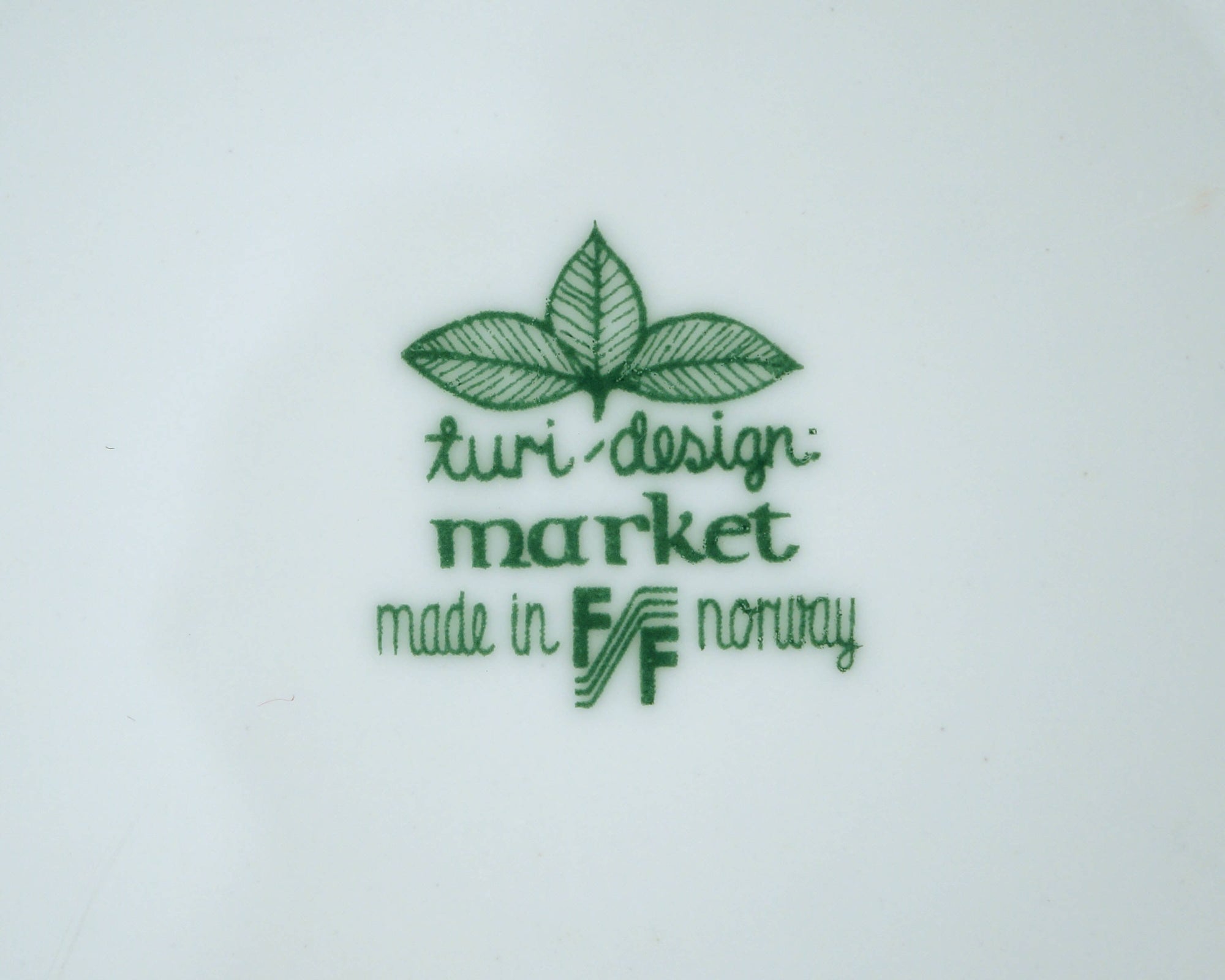 Vintage 60s Mod Figgjo Flint Market Coupe Cereal Bowl Turi Design Norway - Poppy's Vintage Clothing