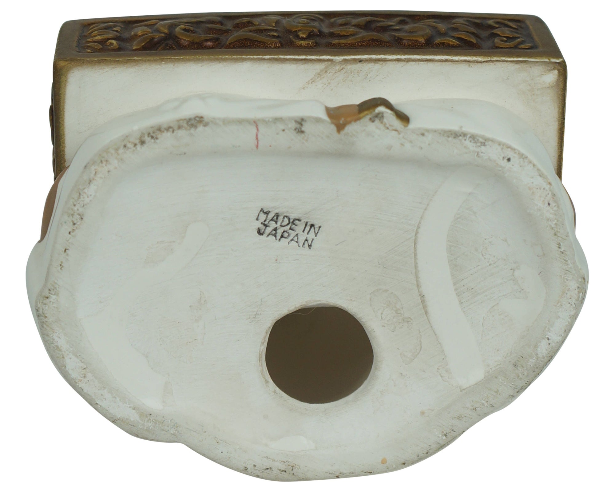 Vintage Figural Genie or Swami Trinket Box Ceramic Made in Japan - Poppy's Vintage Clothing