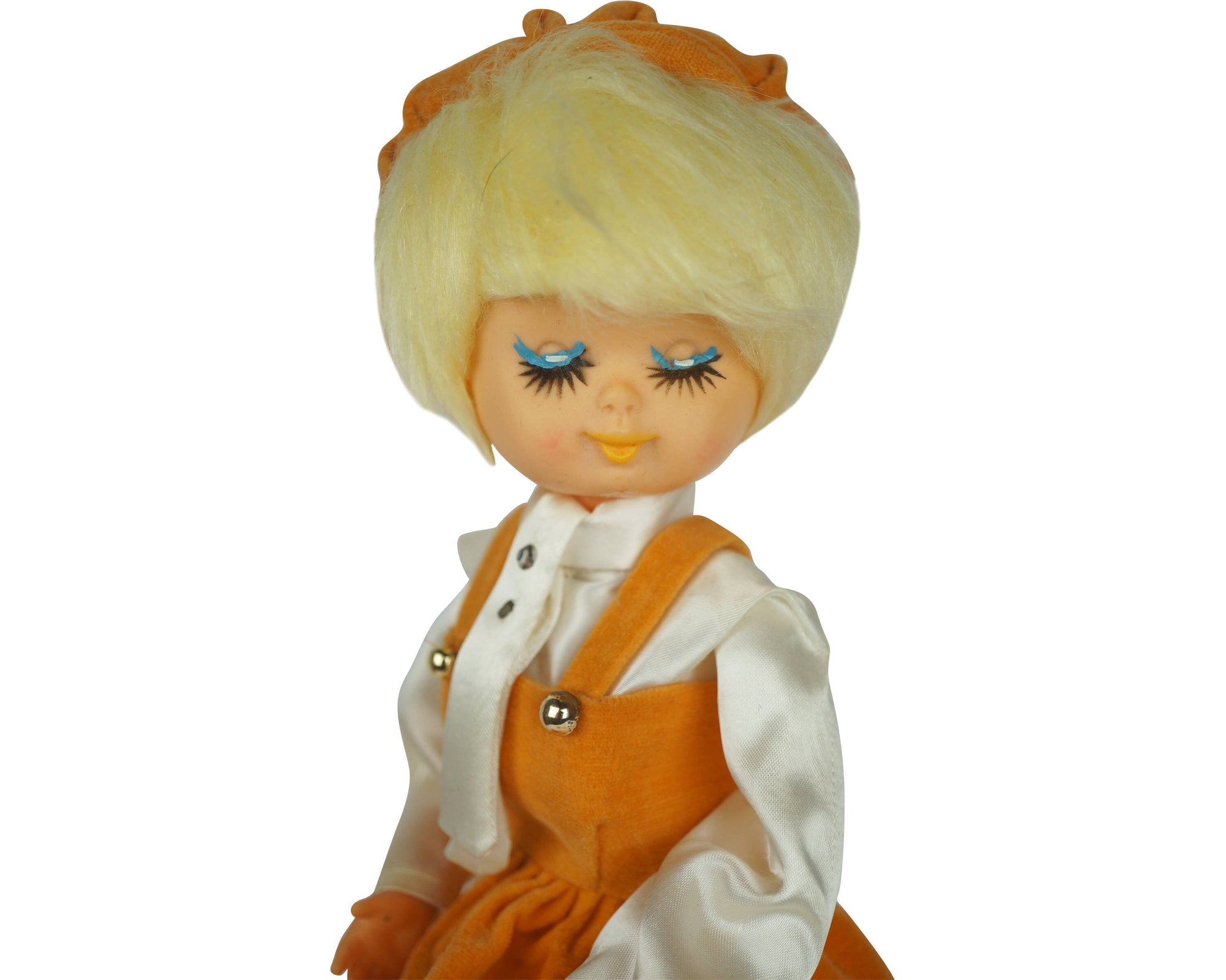 Vintage 60s Mod Doll Made in Japan Long Stockinette Legs - Poppy's Vintage Clothing