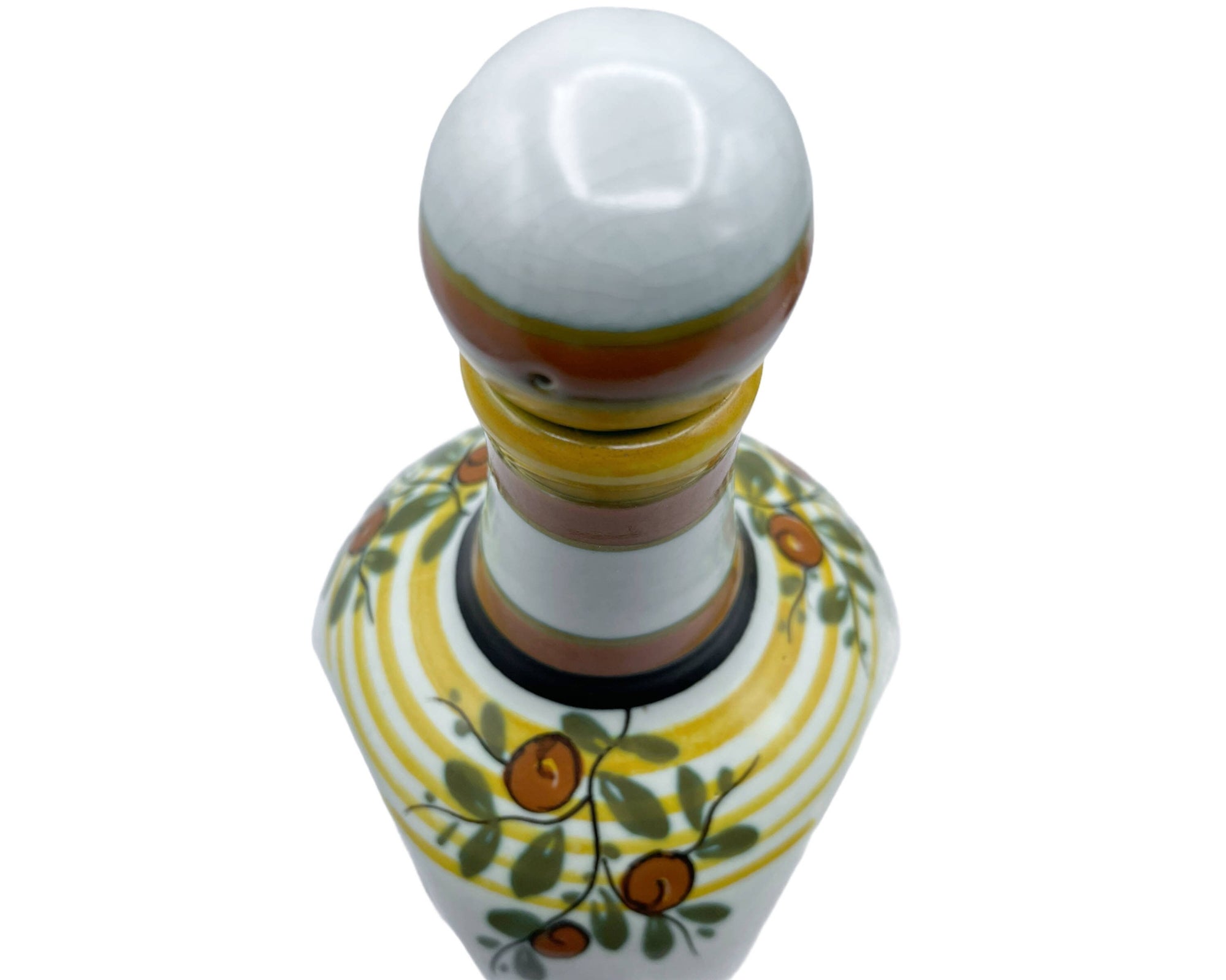 Art Deco Gouda Pottery Large Oil & Vinegar Signed PZH Plateelbakkerij Zuid-Holland - Poppy's Vintage Clothing