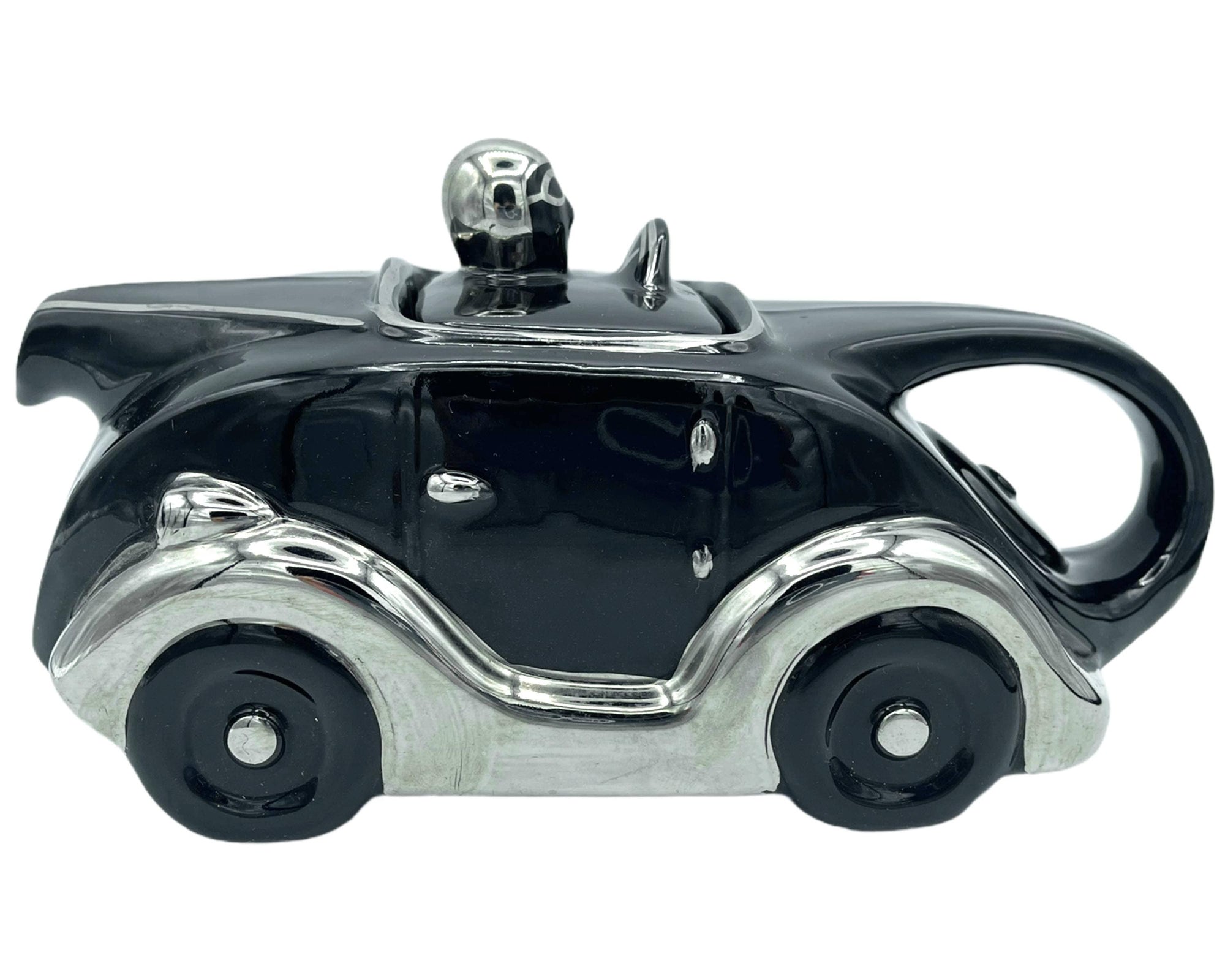 Vintage T42 Racing Car Teapot Sarsaparilla Deco Designs 1985 MIJ - Poppy's Vintage Clothing