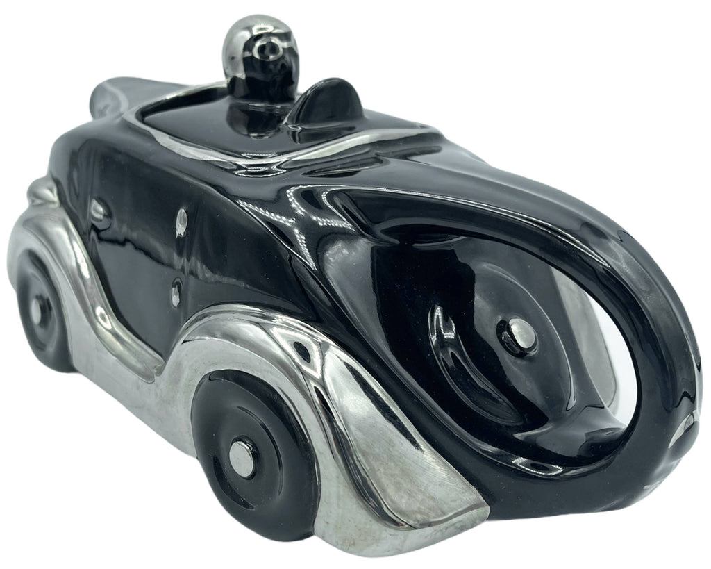 Vintage T42 Racing Car Teapot Sarsaparilla Deco Designs 1985 MIJ - Poppy's Vintage Clothing