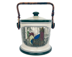 Antique Adams England Lorna Doone Biscuit Barrel Cookie Jar - Poppy's Vintage Clothing