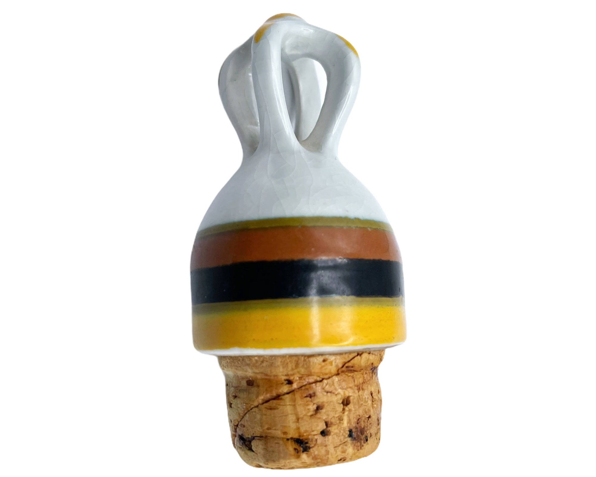 Art Deco Gouda Pottery Large Oil & Vinegar Signed PZH Plateelbakkerij Zuid-Holland - Poppy's Vintage Clothing