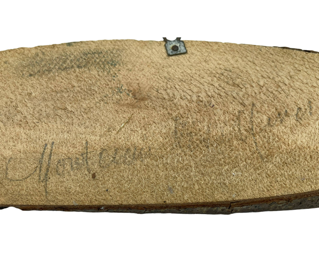 Antique Collage Buildings Paper Montage on Wood Wall Plaques Montreal - Poppy's Vintage Clothing