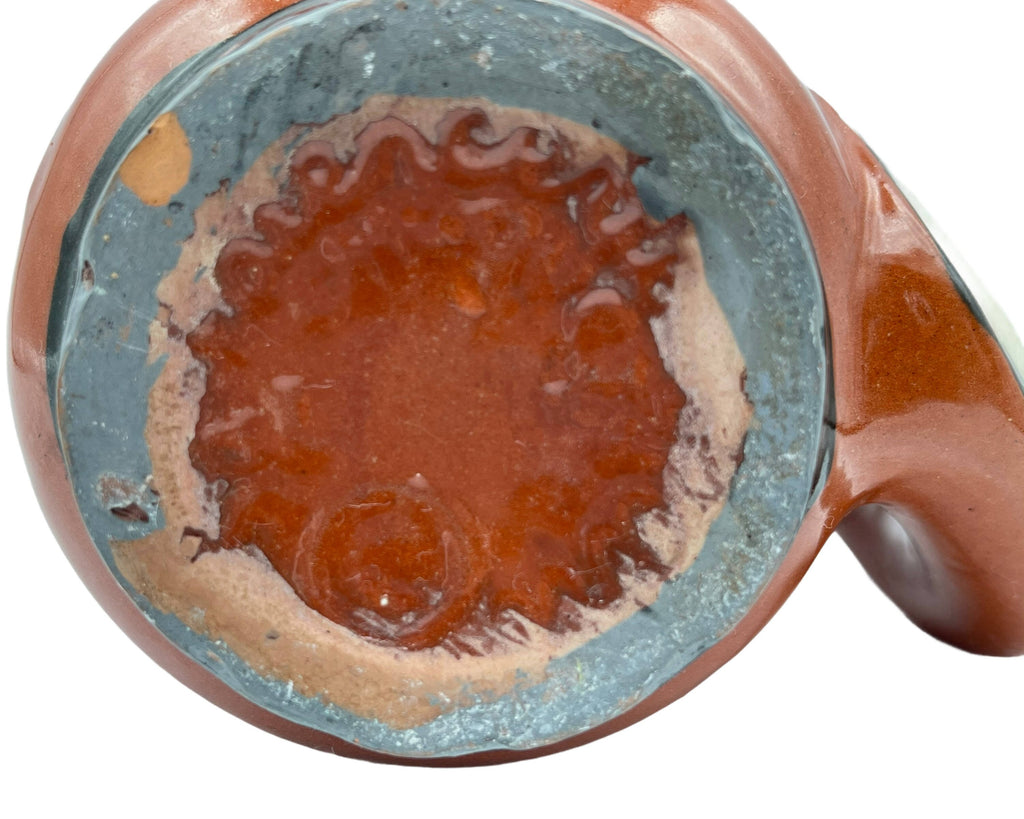 Vintage 1940s Quebec Pottery Nautical Mugs Marcel Choquette for Faiencerie dArt Marine Series - Poppy's Vintage Clothing