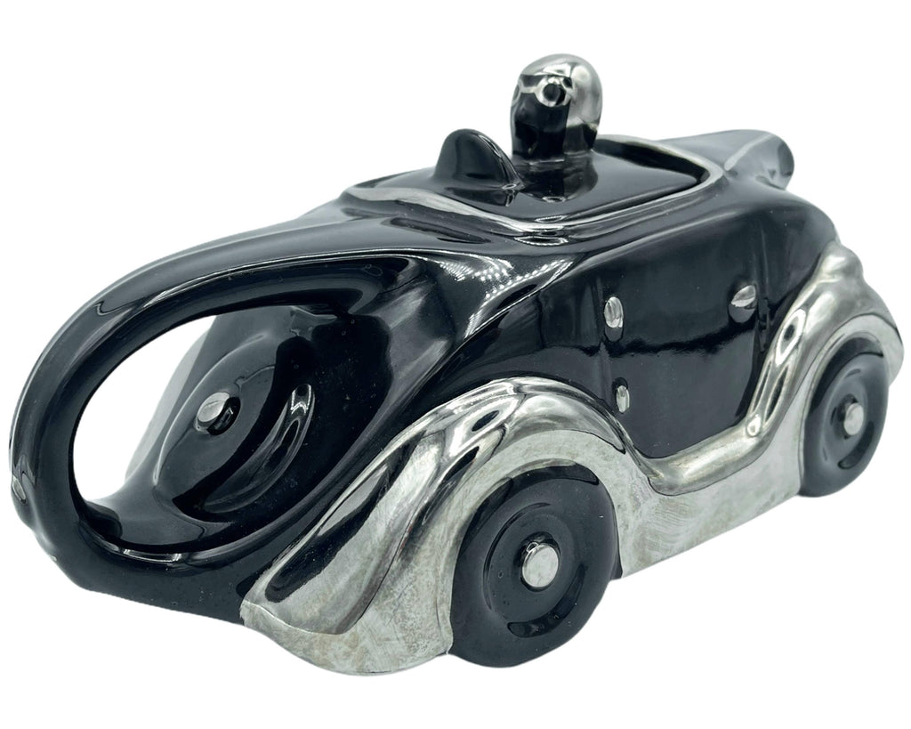 Vintage T42 Racing Car Teapot Sarsaparilla Deco Designs 1985 MIJ - Poppy's Vintage Clothing