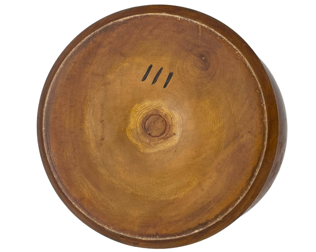 Vintage Wood Urn Lathe Turned Treen Jar - Poppy's Vintage Clothing