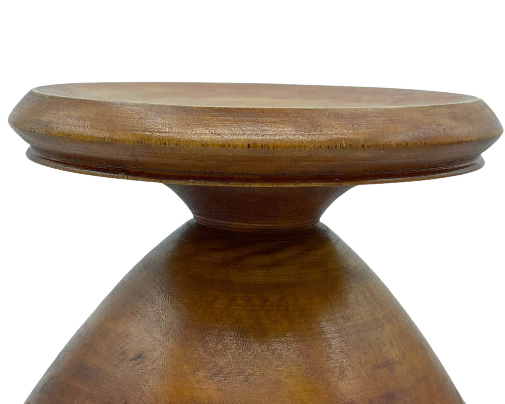 Vintage Wood Urn Lathe Turned Treen Jar - Poppy's Vintage Clothing