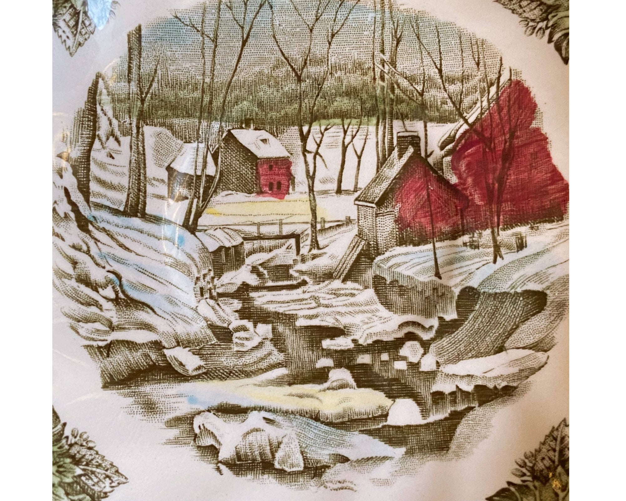 Vintage 1950s Johnson Bros Friendly Village Cup & Saucer - Poppy's Vintage Clothing