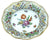Vintage 1920s Schumann Dresden Porcelain Chateau Dish Plate Reticulated Edge - Poppy's Vintage Clothing