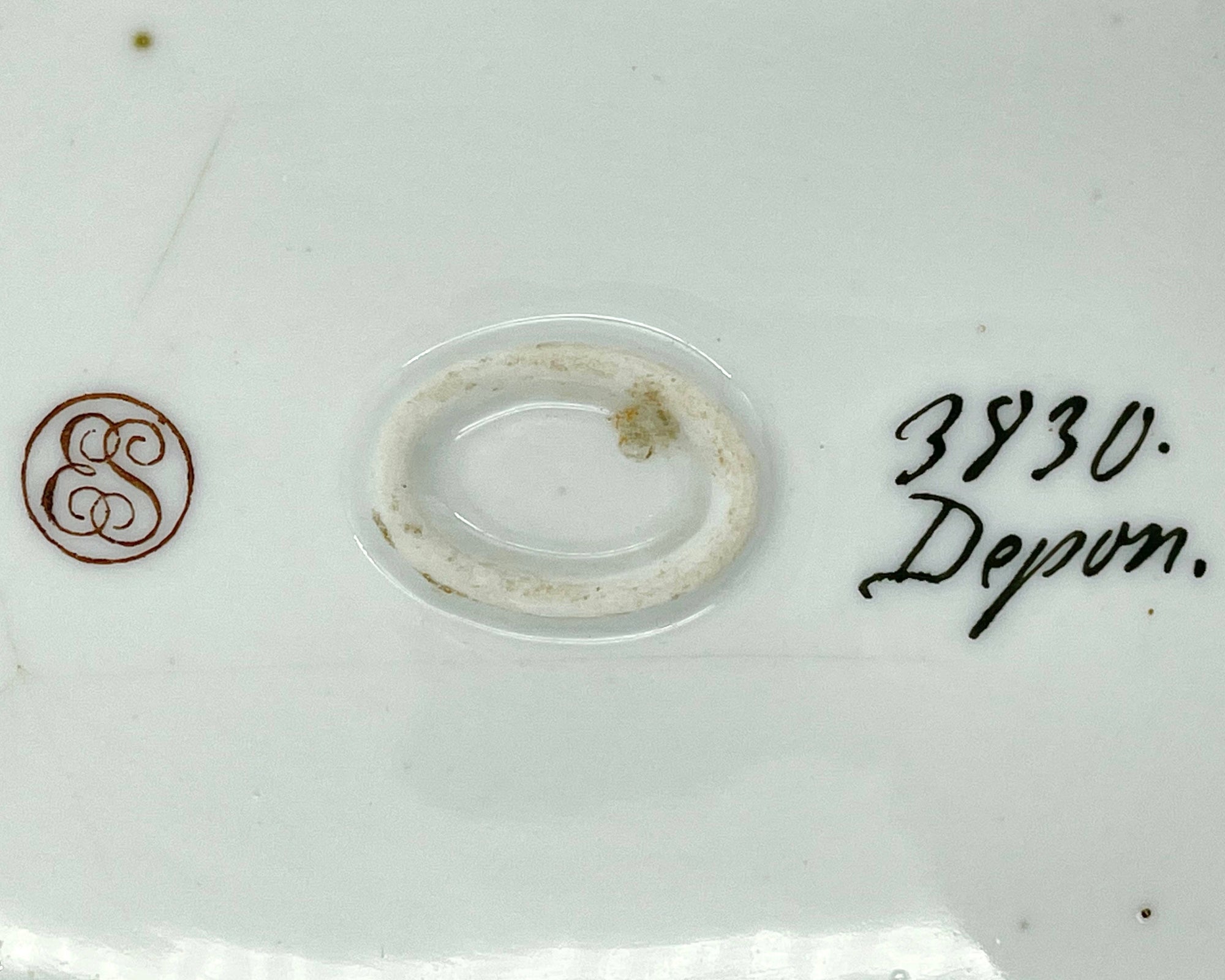 Antique ES Prussia Porcelain Oval Bowl Erdmann Schlegelmilch 19th c Hand Painted - Poppy's Vintage Clothing