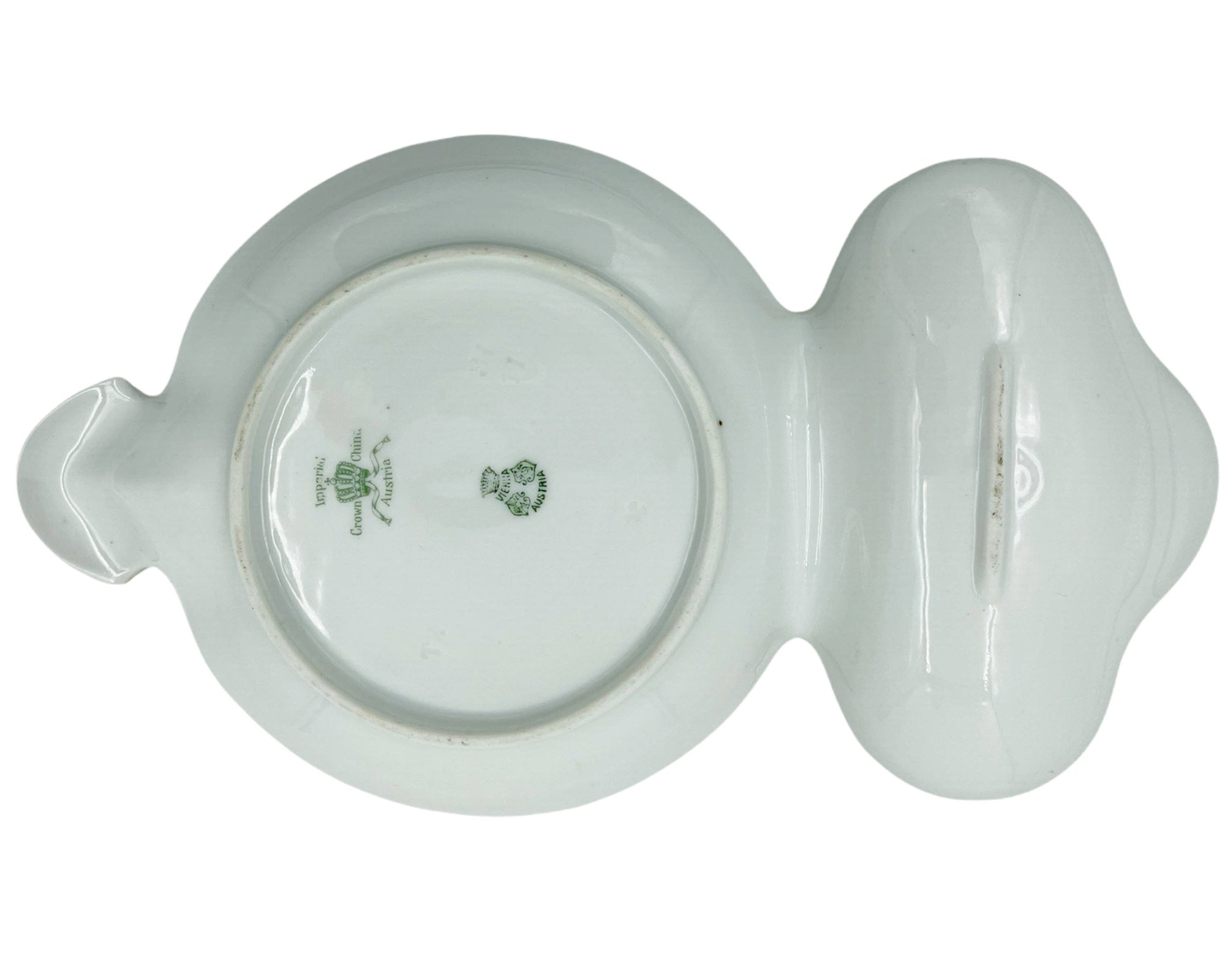 Antique Porcelain Serving Dish Imperial Crown China Austria PH Leonard Import - Poppy's Vintage Clothing