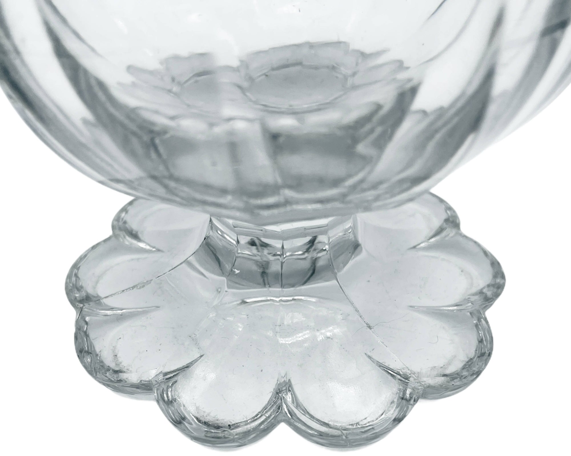 Antique EAPG Pitcher US Glass Puritan Pattern 15115 c 1909 - Poppy's Vintage Clothing