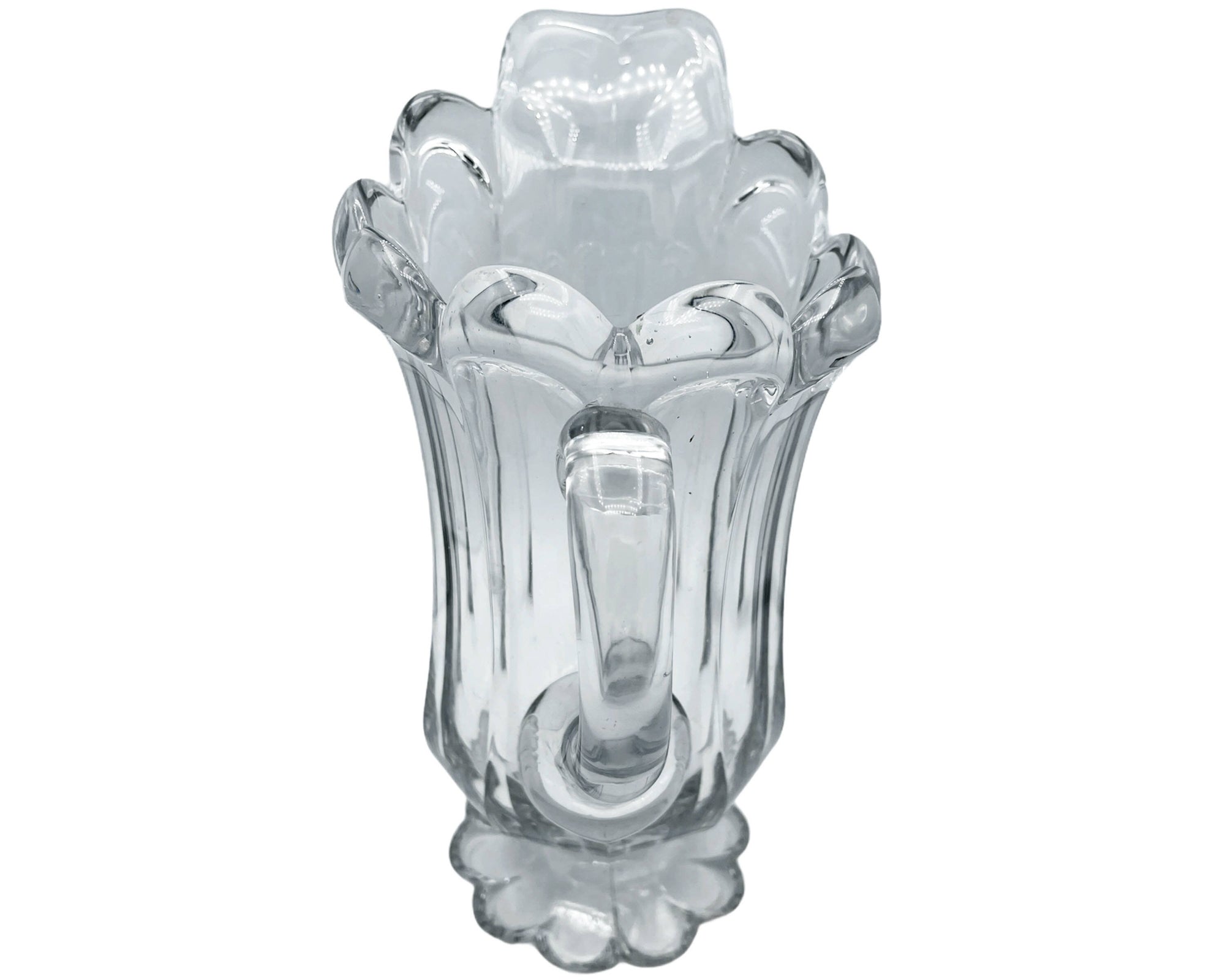 Antique EAPG Pitcher US Glass Puritan Pattern 15115 c 1909 - Poppy's Vintage Clothing