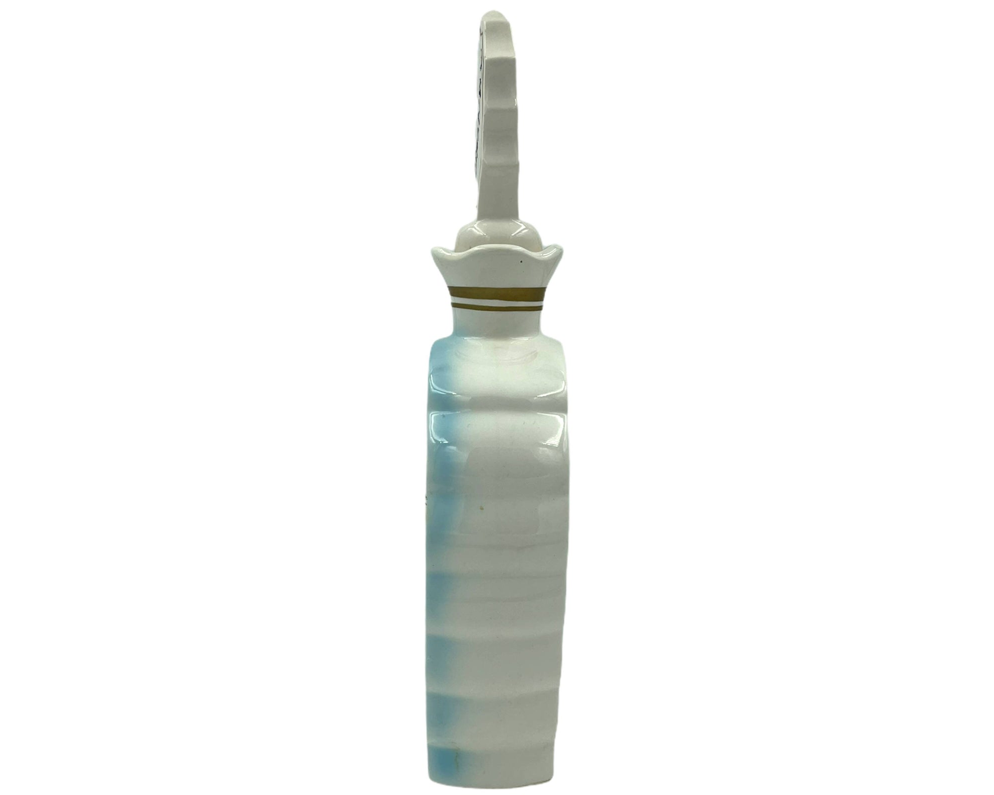 Vintage Paris Theme Scotch Decanter Ceramic Bottle Elbro Japan - Poppy's Vintage Clothing