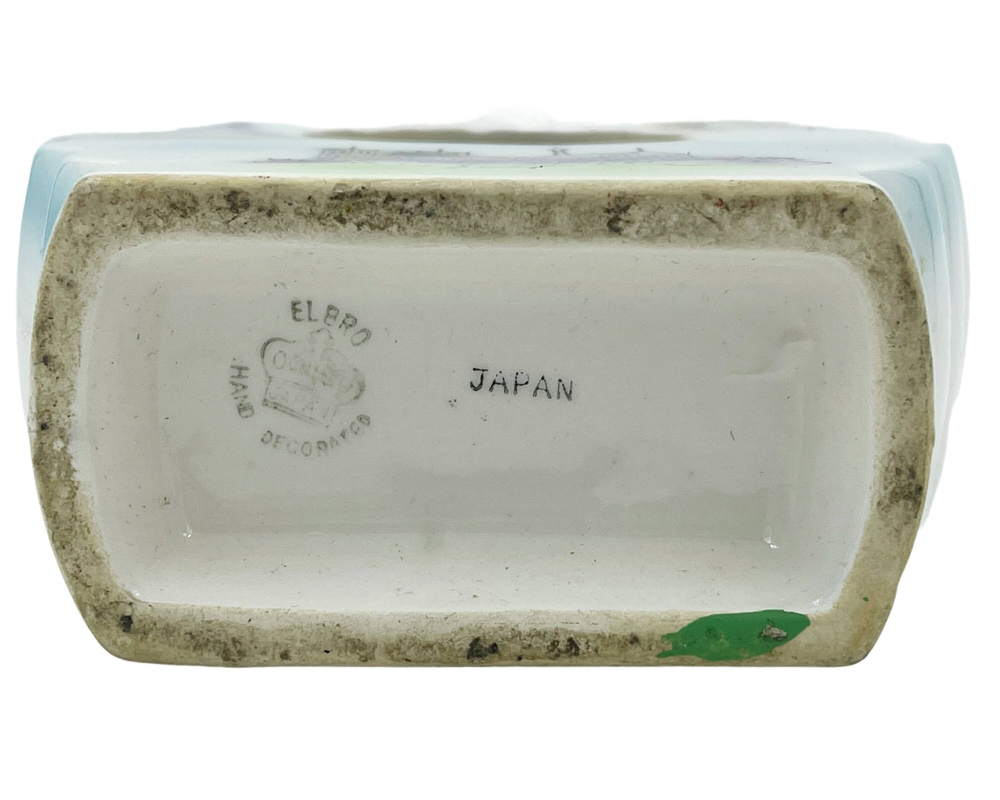 Vintage Paris Theme Scotch Decanter Ceramic Bottle Elbro Japan - Poppy's Vintage Clothing