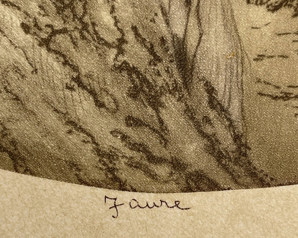 Art Deco Print Pierrot by Faure SZL Sidney Z Lucas 2 Females Embracing - Poppy's Vintage Clothing