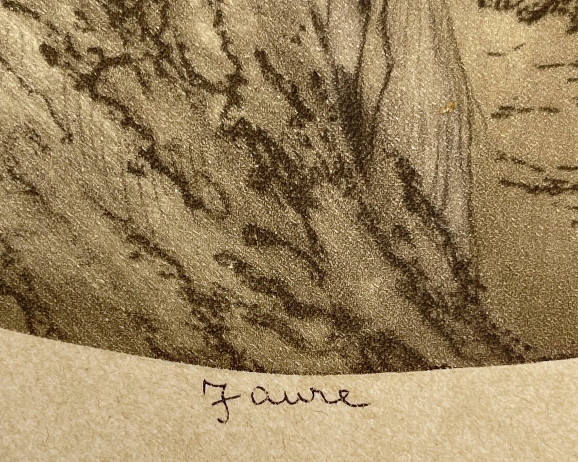 Art Deco Print Pierrot by Faure SZL Sidney Z Lucas 2 Females Embracing - Poppy's Vintage Clothing