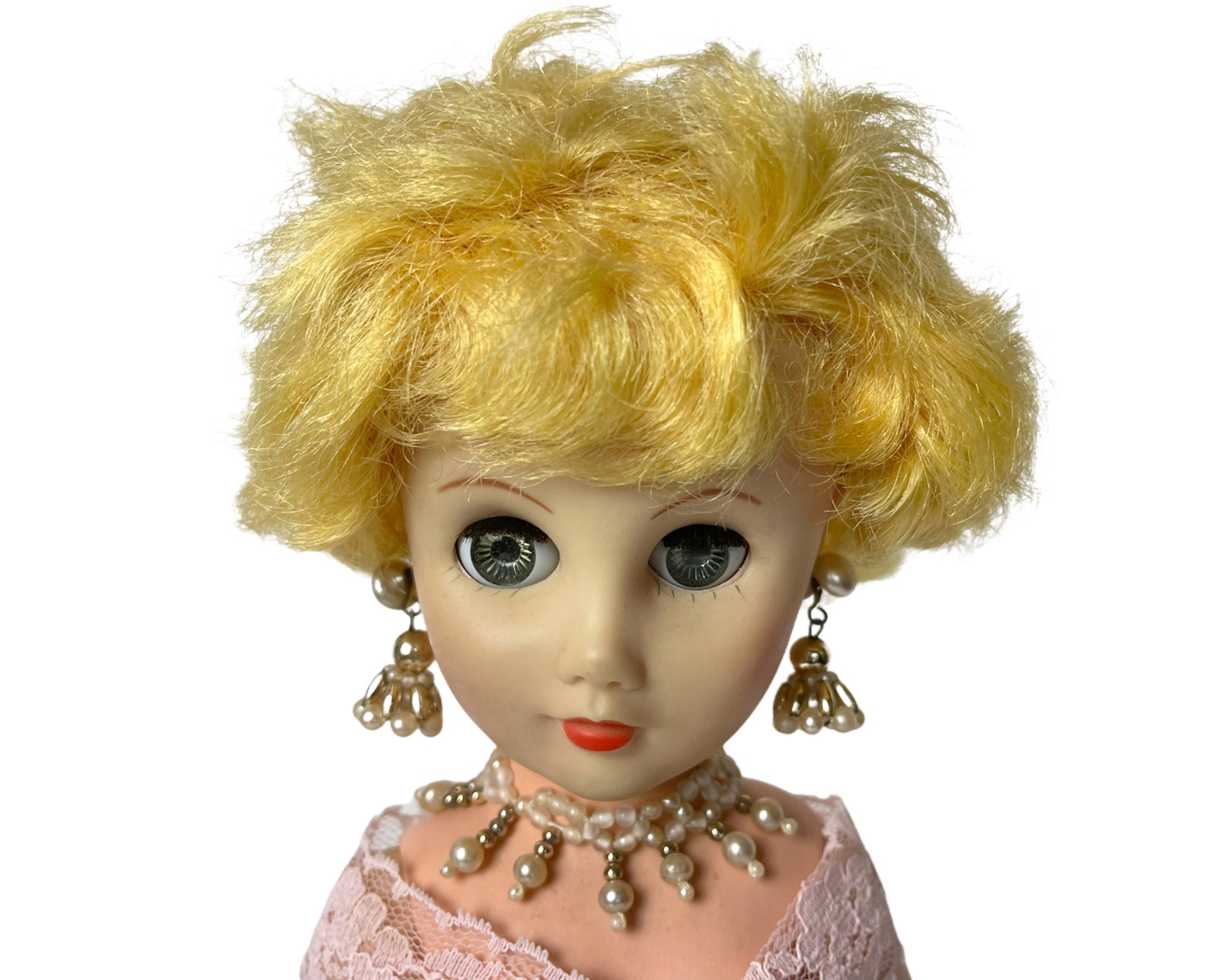 Vintage 1950s Fashion Doll Allied Grand Co 19 Tall - Poppy's Vintage Clothing