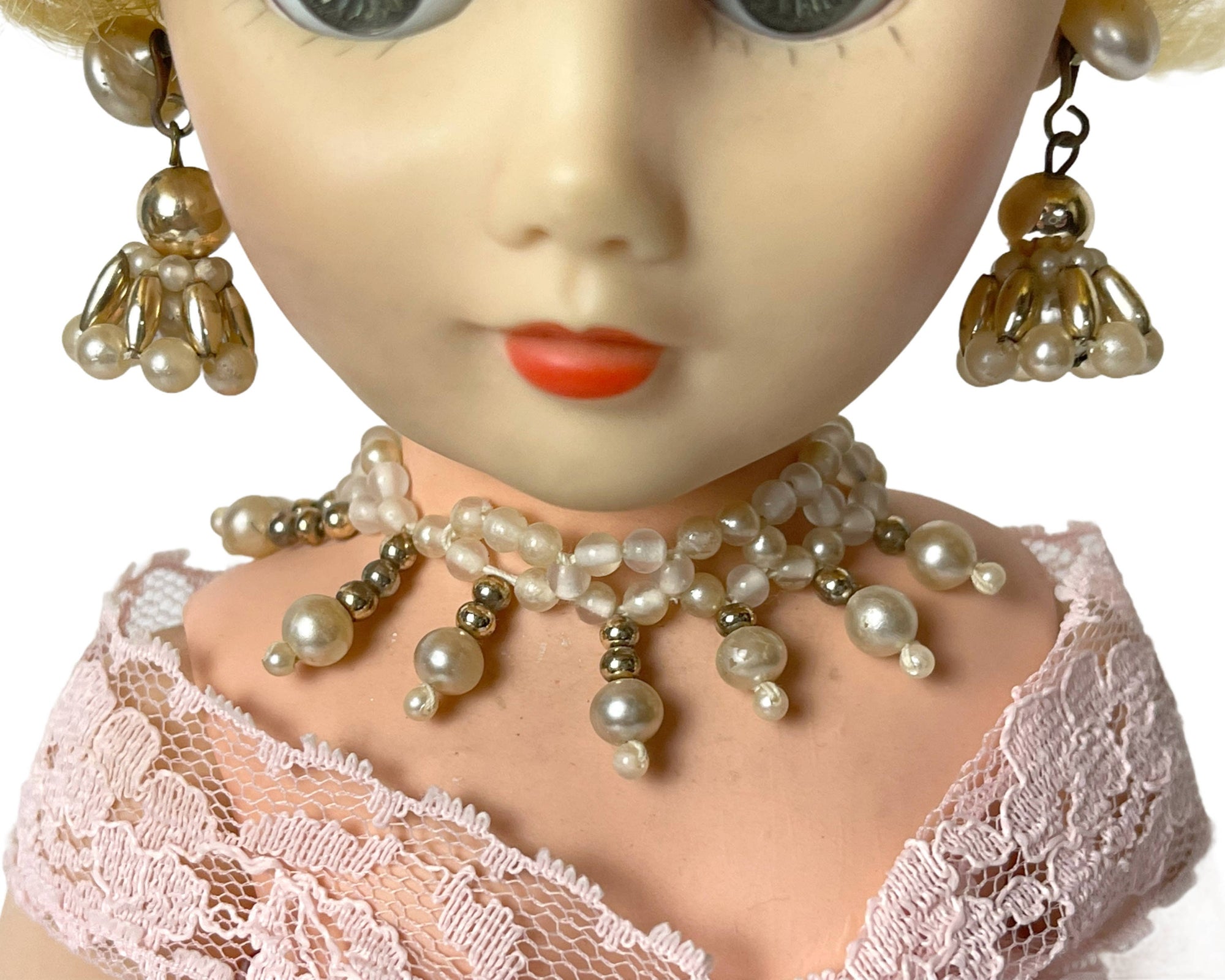 Vintage 1950s Fashion Doll Allied Grand Co 19 Tall - Poppy's Vintage Clothing