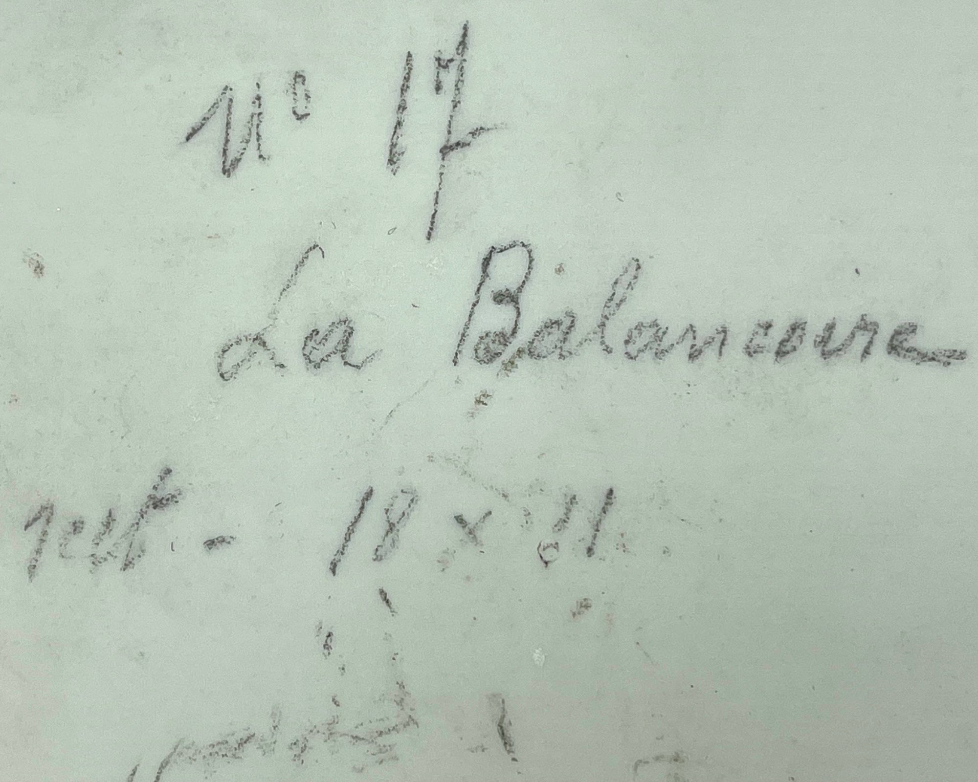 Vintage 1930s Tharaud Limoges Plaque Pate sur Pate Bisque Porcelain La Balanoire - Poppy's Vintage Clothing