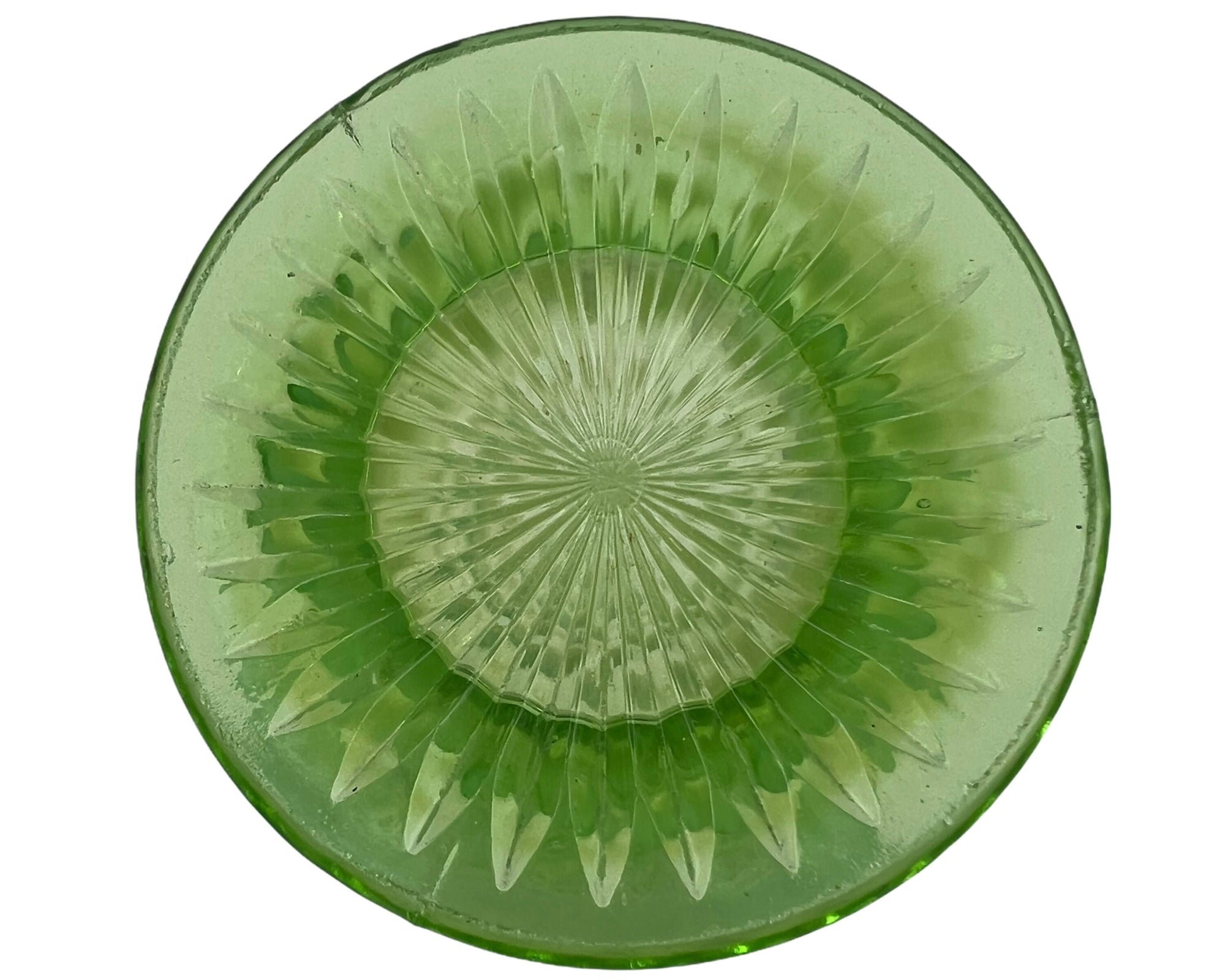 Antique Northwood Diamond Point Opalescent Glass Swung Vase 11 - Poppy's Vintage Clothing