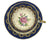 Vintage 1930s Aynsley Bone China Tea Cup & Saucer Rose Interior Cobalt Gold C1056 - Poppy's Vintage Clothing