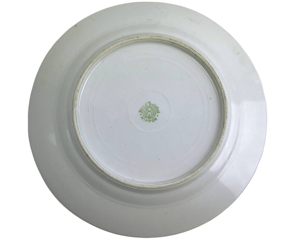 Antique Nippon Porcelain Windmill Set 4 Pc Pitcher Tray Trivet Plate Blue & White Morimura Bros - Poppy's Vintage Clothing