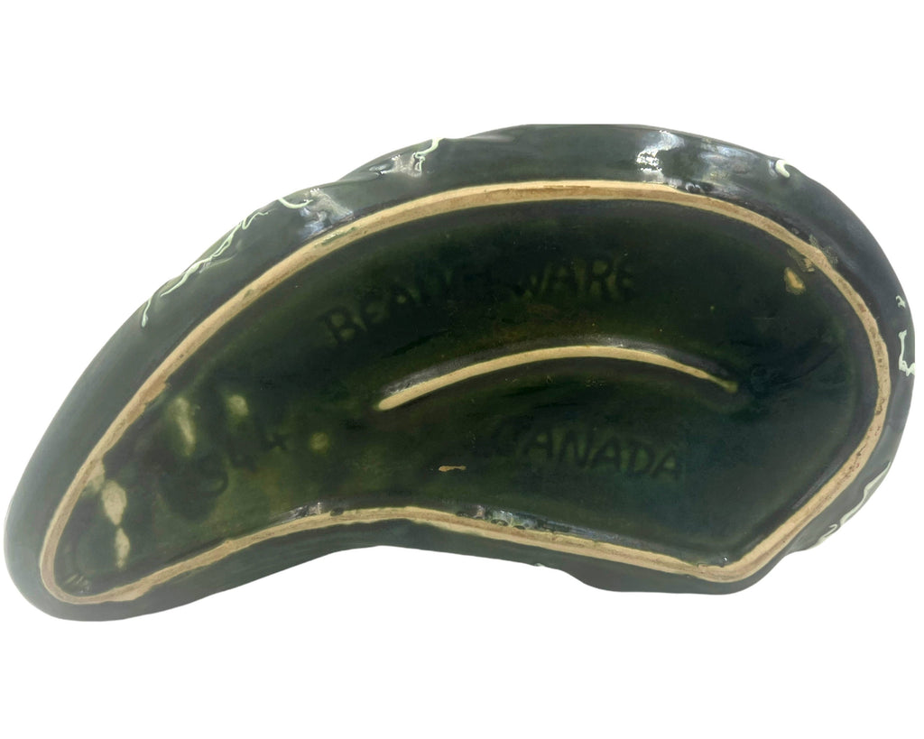 Vintage Beauceware Quebec Pottery Swan Planter Ceramiques Beauce 544 - Poppy's Vintage Clothing