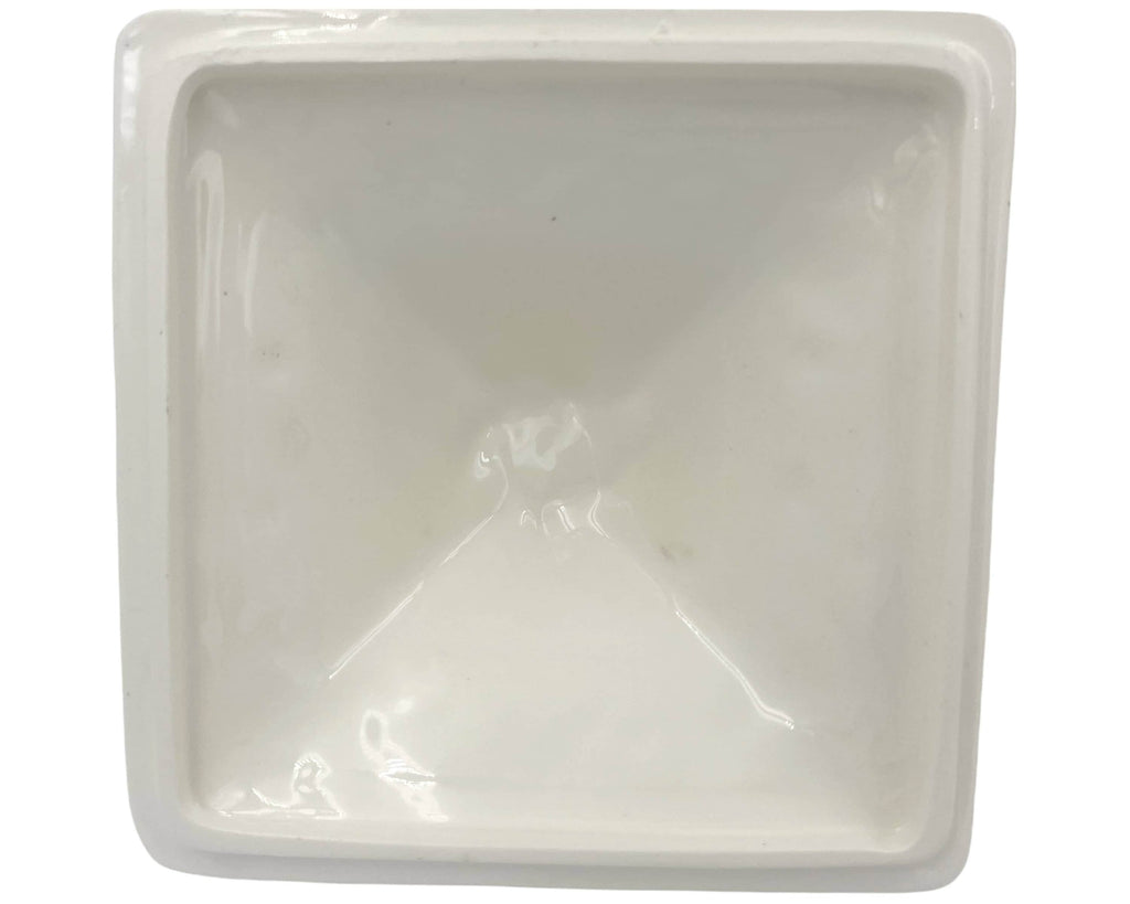 Vintage Masons Ironstone Friarswood Square Covered Vegetable Server Bowl - Poppy's Vintage Clothing