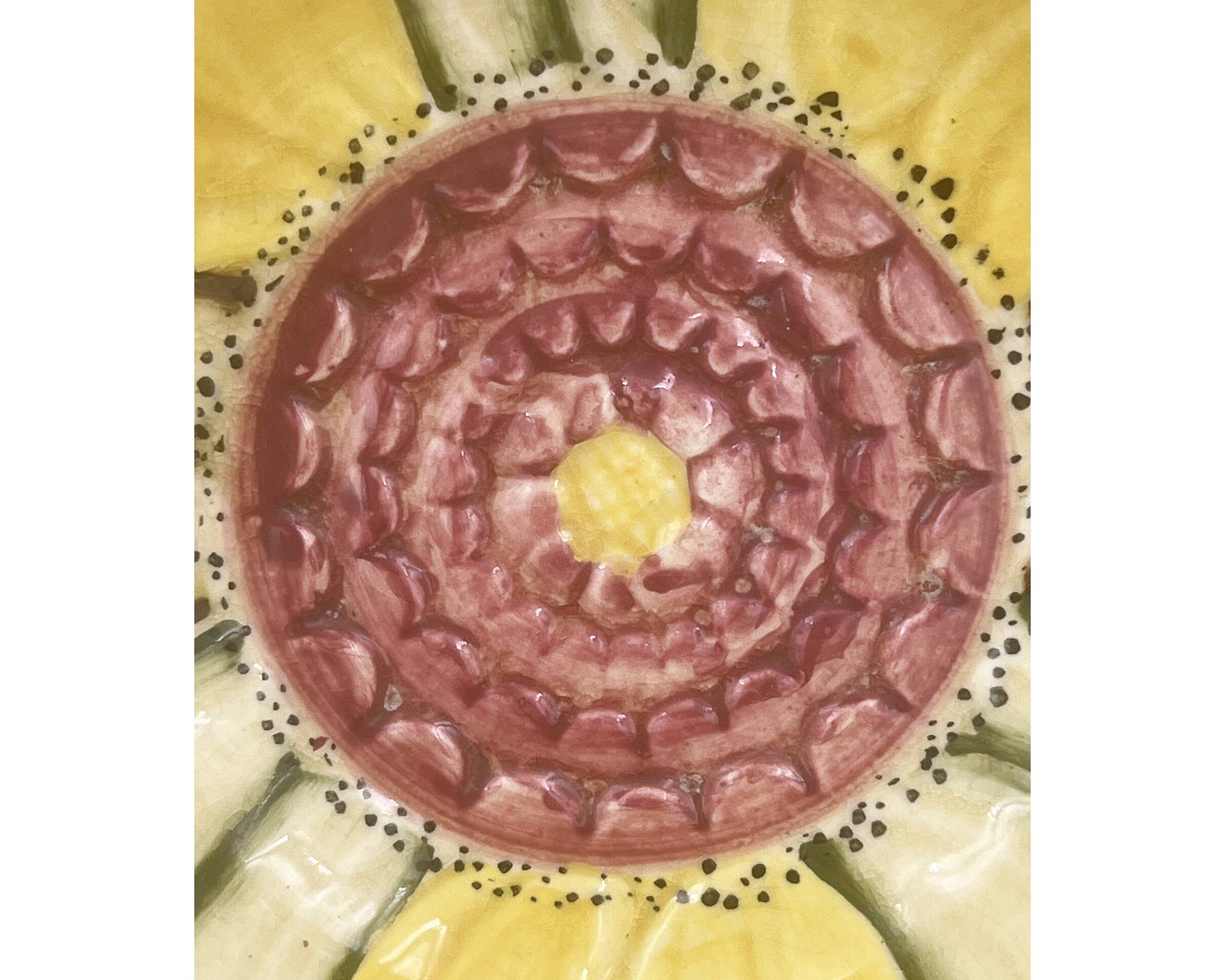Vintage 1930s Flower Form Pottery Fruit Bowl HJ Wood Burslem - Poppy's Vintage Clothing