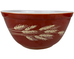 Vintage 1980s Pyrex Glass Mixing Bowls Autumn Harvest 402 - Poppy's Vintage Clothing