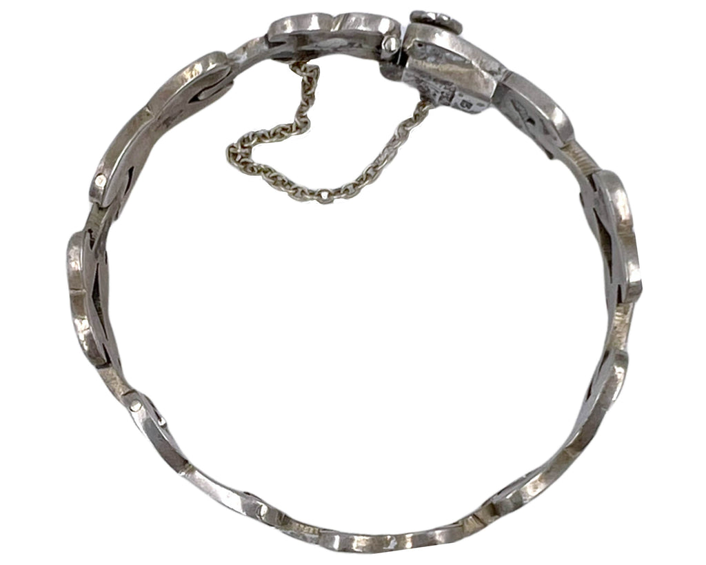 Vintage Taxco Sterling Bracelet Mexican Silver Signed JS Eagle 3 - VFG - Poppy's Vintage Clothing